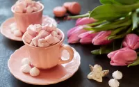 Пазл Розовые цветы