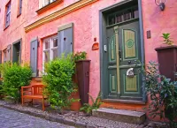 Пазл Розовый дом