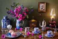 Пазл Розовый и синий 