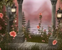 Пазл Розовый вечер