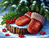 Пазл Рукавички