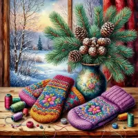 Пазл Рукавички