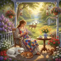 Пазл Рукодельница