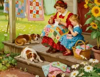 Пазл Рукодельницы