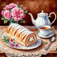 Пазл Рулет к чаю