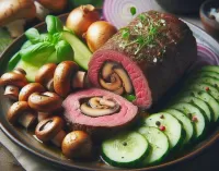 Пазл Рулет с шампиньонами 