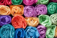 Пазл Рулоны тканей