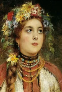 Пазл Русская красавица