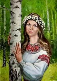 Пазл Русская красавица