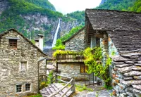 Пазл Деревня в Тичино