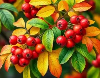 Пазл Рябина