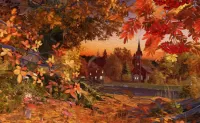 Пазл Рябиновая осень