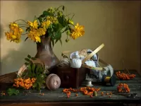 Пазл Рябиновые бусы