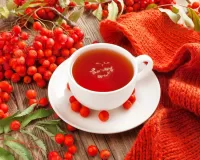 Пазл Рябиновый чай