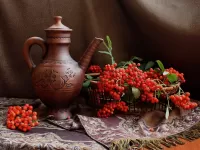 Пазл Рябиновый натюрморт
