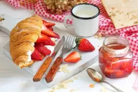 Пазл С клубникой