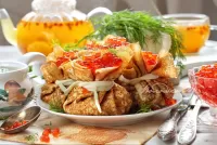 Пазл С красной икрой