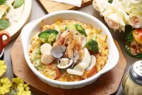 Пазл С морепродуктами