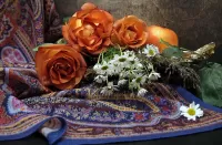 Пазл С ромашками 