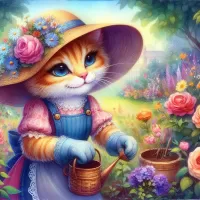 Пазл Садовница