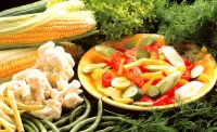 Пазл Салат и кукуруза