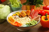 Пазл Салат с кукурузой