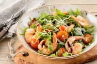 Пазл Салат с морепродуктами