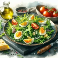 Пазл Салат с руколой