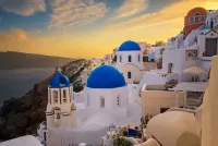 Пазл Санторини