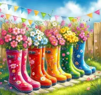 Пазл Сапожки