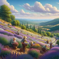 Пазл Сбор цветов