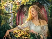 Пазл Сборщица винограда