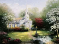Пазл Сельская церковь