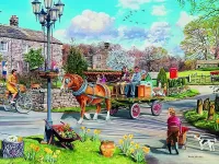 Пазл Сельская улица