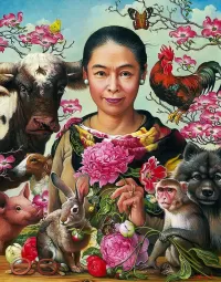 Пазл Сельская жительница