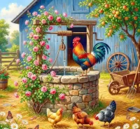Пазл Сельский двор