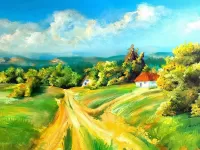 Пазл Сельский полдень