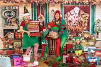 Пазл Семейство гномов 