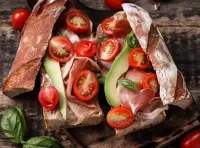 Пазл Сэндвич из багета