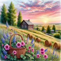Пазл Сено