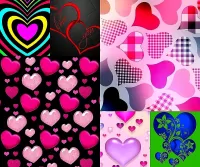 Пазл Сердечки