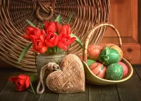 Пазл Сердечко из дерева