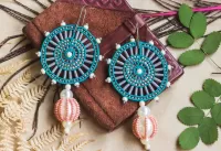 Пазл Сережки из бисера