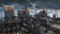 Пазл Серые крыши
