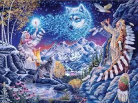 Пазл Дух волка