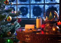 Пазл Шар с ёлкой