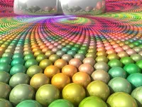 Пазл Шарики в спирали