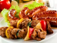 Пазл Шашлык и колбаски