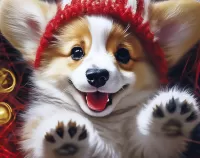 Пазл Щенок корги