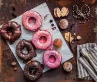 Пазл Шесть пончиков